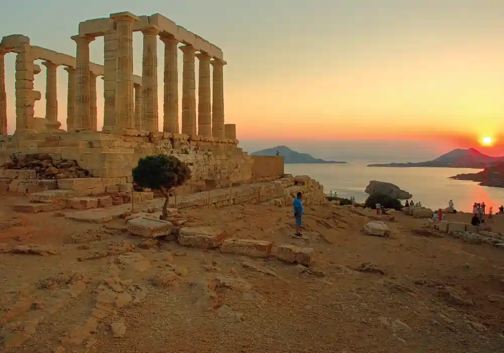 Tour al tramonto di Capo Sounio